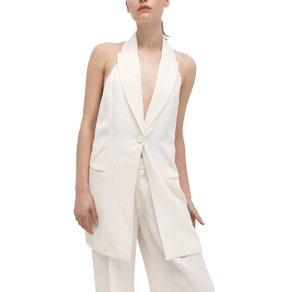 St. Agni Halter Ivory Helm Vest Size XS